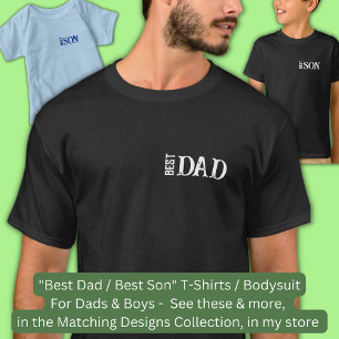 Namenstext ändern, Bester Vater, Übereinstimmung V T-Shirt