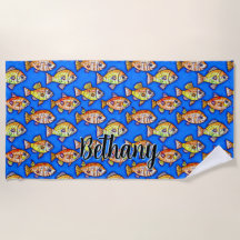 Namenstext hinzufügen, Abstrakter Goldfisch in bla