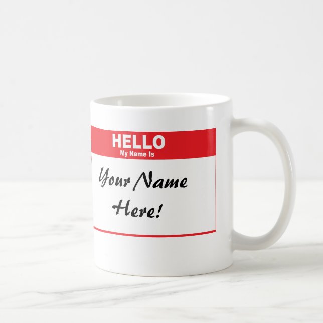 Namensumbau-Tasse Tasse (Rechts)