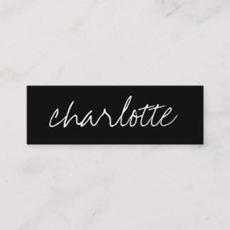 NamensVisitenkarten Mini Visitenkarte