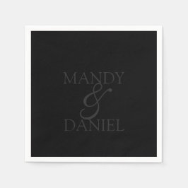 Names and Ampersand Serviette