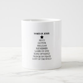 Names Of Jesus Christmas Mug Jumbo-Tasse