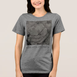 namesake magnolia, Blume, Stoff, Baumwolle & Hand Tri-Blend Shirt