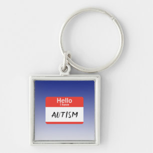 Nametag Autism Schlüsselanhänger