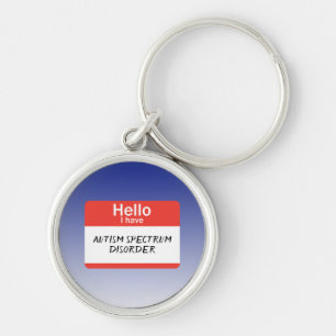 Nametag-Spektrum-Störung Schlüsselanhänger