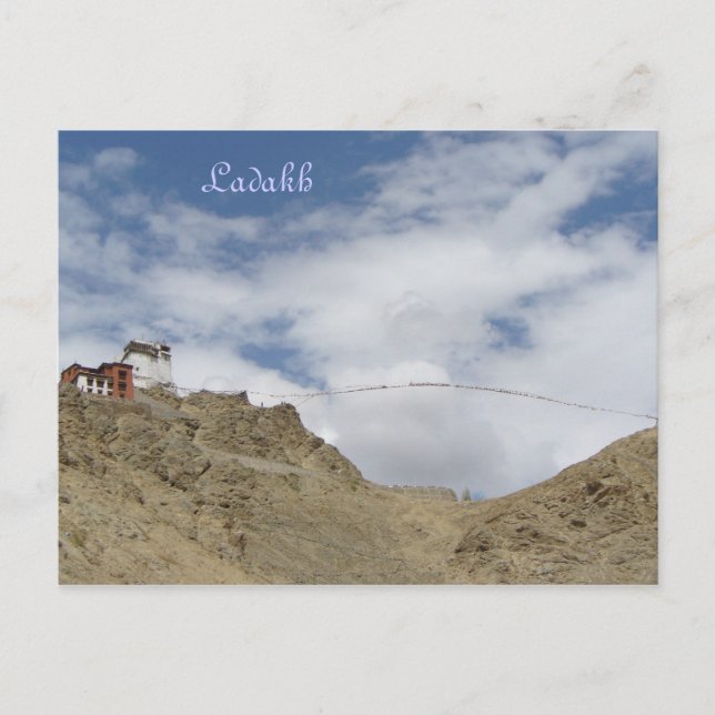 Namgyal Tsemo gompa, Leh, Ladakh, Indien Postkarte (Vorderseite)