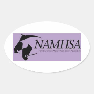 NAMHSA-Logo-Aufkleber Ovaler Aufkleber