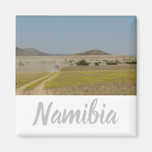 Namibia Africa Landscape Namibian Desway Road 4x4 Magnet