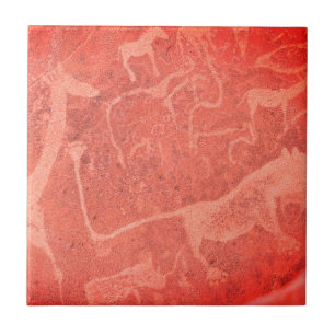 Namibia Africa Namibian Rock Art Malerei Fliese