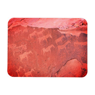 Namibia Africa Rock Art Painting Magnet