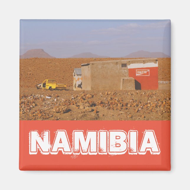 Namibia Afrika Landschaft Namibische Wüstennatur Magnet (Vorne)