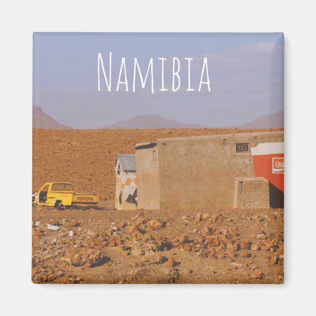 Namibia Afrika Landschaft Namibische Wüstennatur Magnet (Vorne)