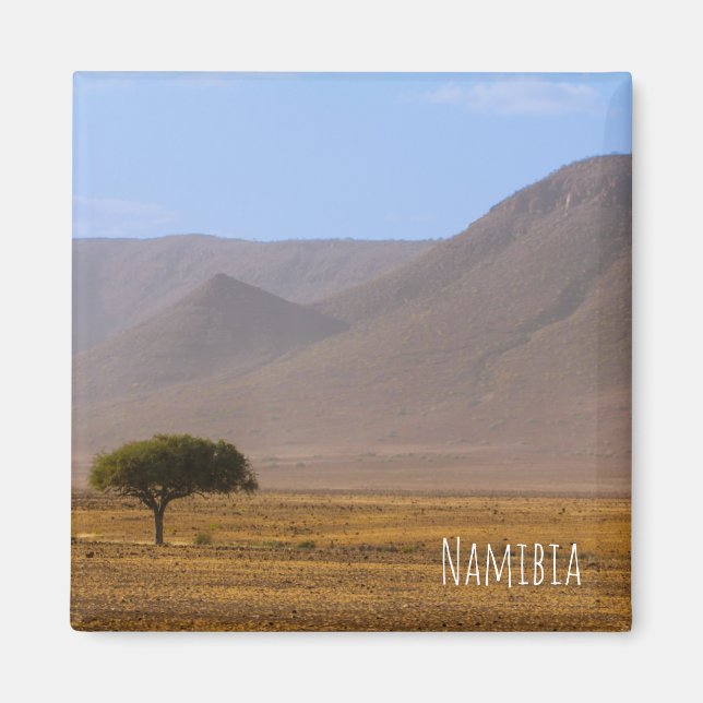 Namibia Afrika Wüstenlandschaft Landschaft Natur Magnet (Vorne)