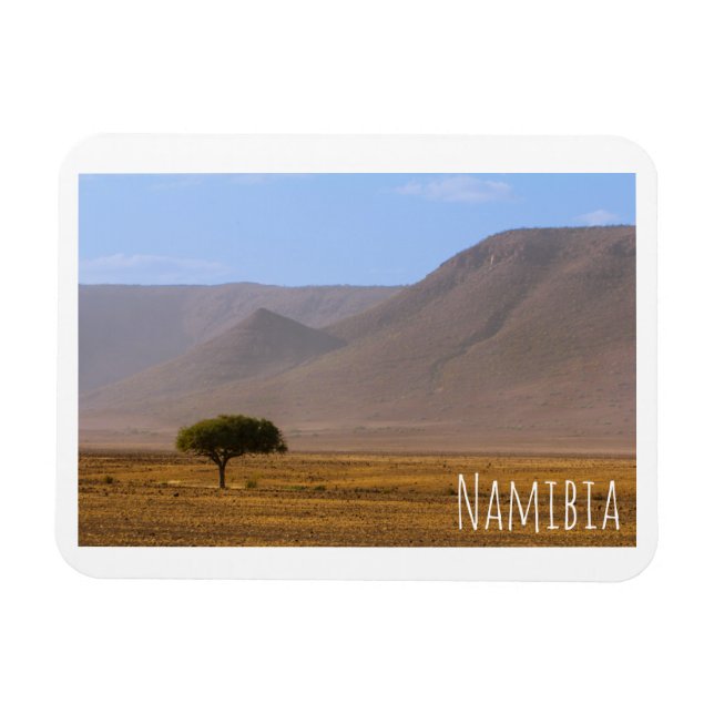 Namibia Afrika Wüstenlandschaft Landschaft Natur Magnet (Horizontal)