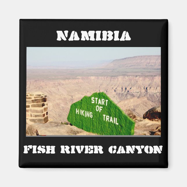 Namibia Fish River Canyon Landschaft Natur Magnet (Vorne)