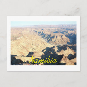 Namibia Fish River Canyon Landschaft Natur Postkarte