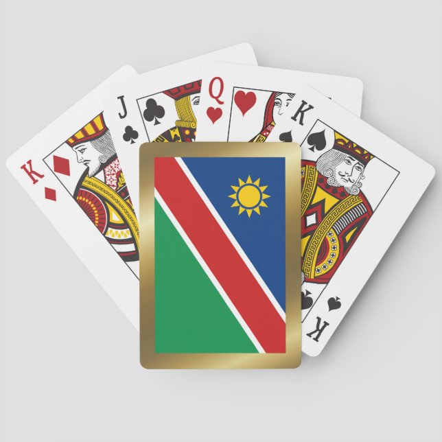 Namibia Flag Playing Cards Spielkarten (Rückseite)