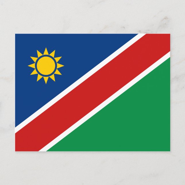 Namibia Flag Postcard Postkarte (Vorderseite)