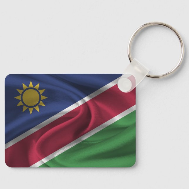 Namibia Flag Schlüsselanhänger (Vorderseite)