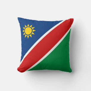 Namibia Flag x Flag Pillow Kissen