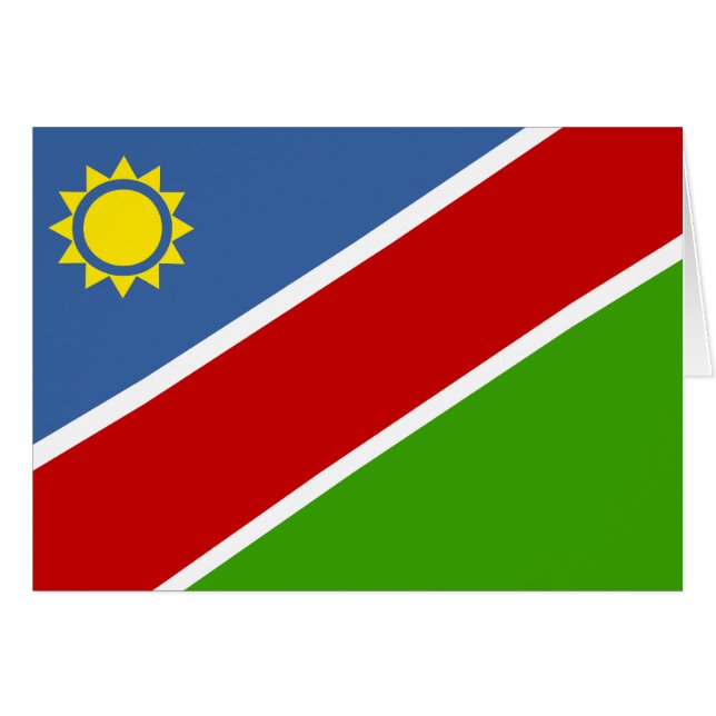 Namibia-Flagge (Vorderseite (Horizontal))