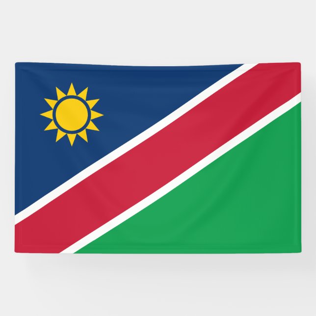 Namibia-Flagge Banner (Horizontal)