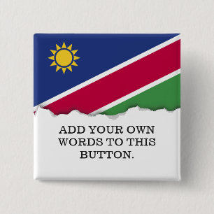 Namibia-Flagge Button