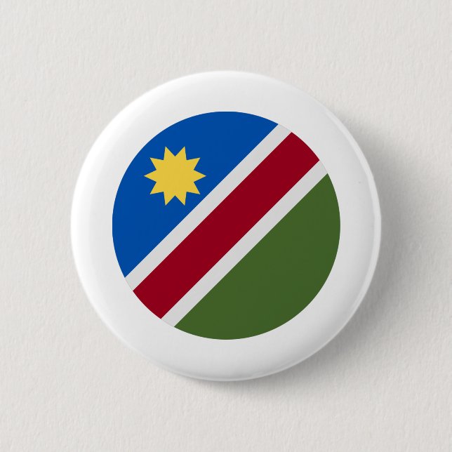 Namibia-Flagge Button (Vorderseite)