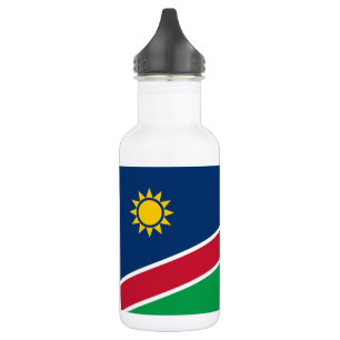 Namibia-Flagge Edelstahlflasche