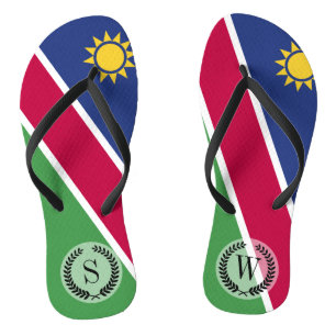 Namibia-Flagge Flip Flops