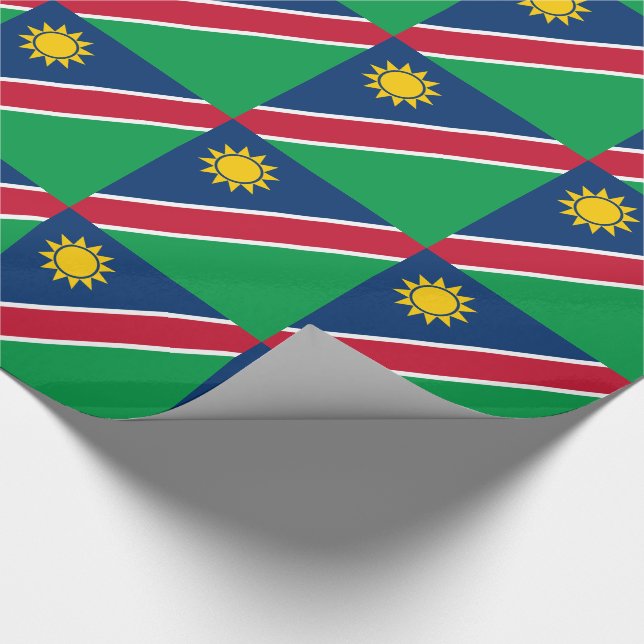 Namibia-Flagge Geschenkpapier (Ecke)
