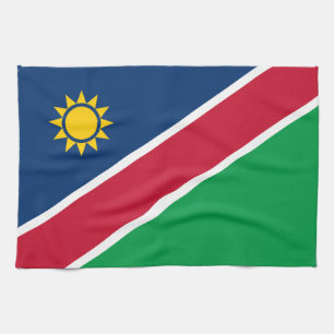 Namibia-Flagge Geschirrtuch