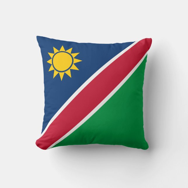 Namibia-Flagge Kissen (Vorderseite)