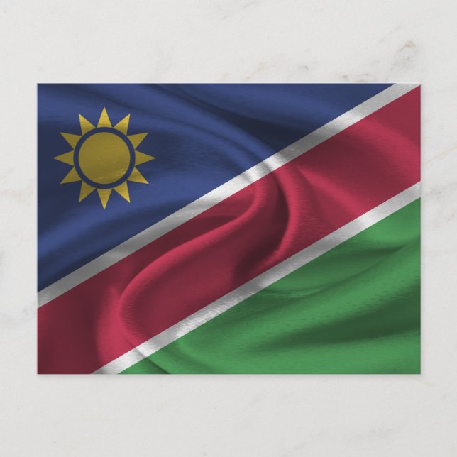Namibia-Flagge Postkarte (Vorderseite)