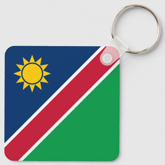 Namibia-Flagge Schlüsselanhänger (Rückseite)