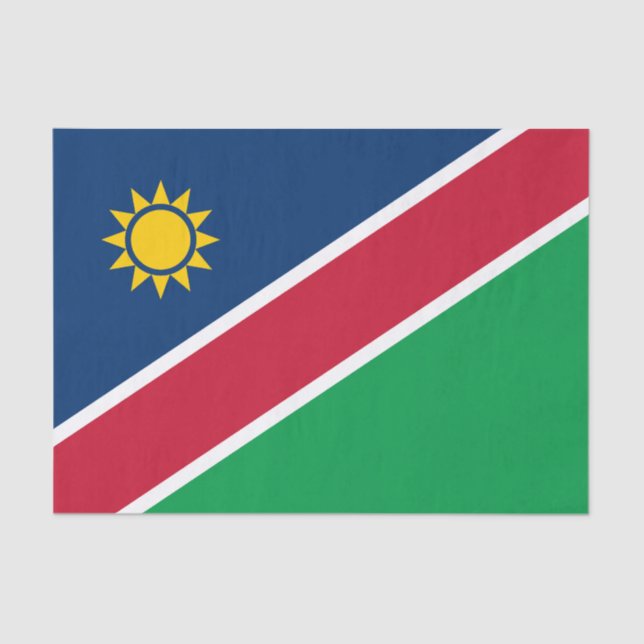 Namibia-Flagge Seidenpapier (Vorderseite)
