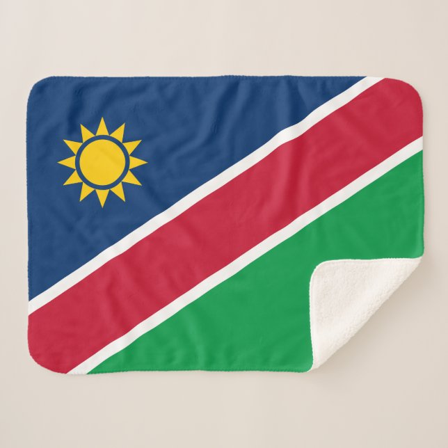 Namibia-Flagge Sherpadecke (Vorderseite (Horizontal))