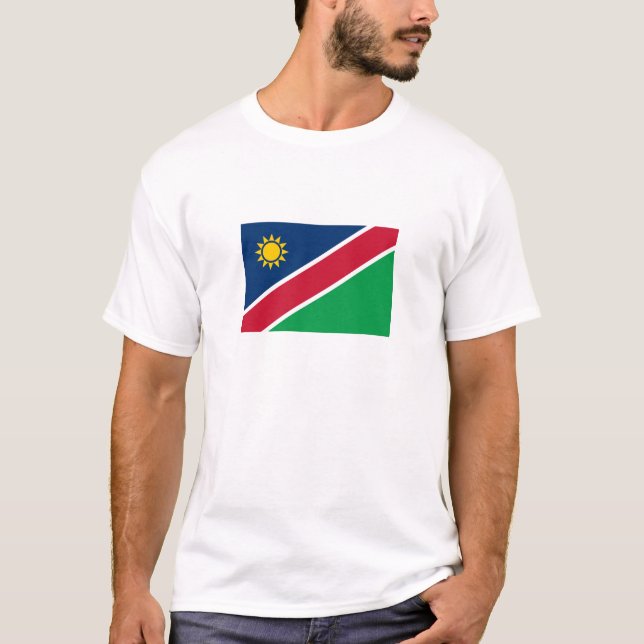 Namibia-Flagge T-Shirt (Vorderseite)