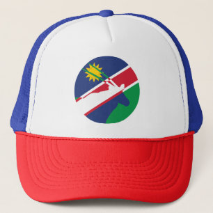 Namibia Gemsbok Namibische Nationale Tierflagge Truckerkappe