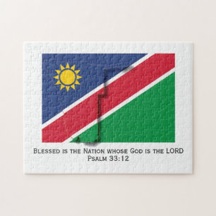 NAMIBIA   Gesegnete Nation   NAMIBIAN FLAG Puzzle