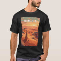 Namibia Illustration Reise Kunst Vintage