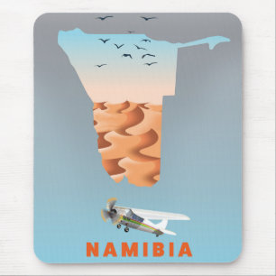 Namibia-Karte Mousepad