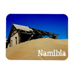 Namibia Kolmanskop House Dune Landschaft Geisterst Magnet