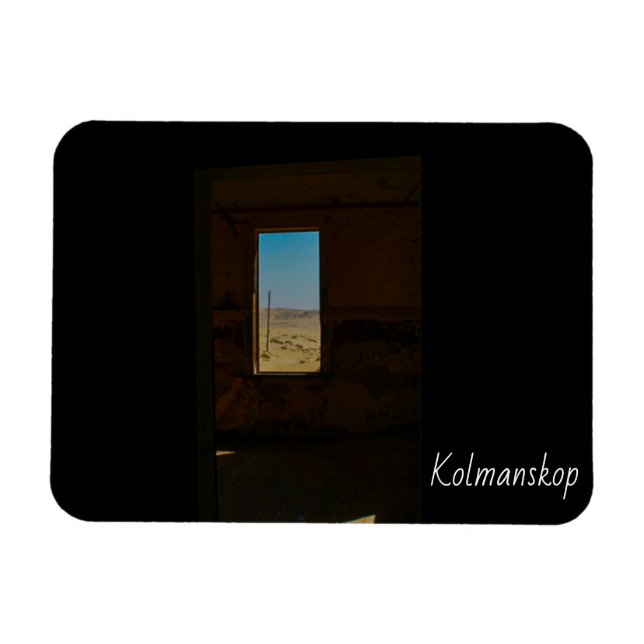 Namibia Kolmanskop House Dünenlandschaft Geisterst Magnet (Horizontal)