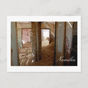 Namibia Kolmanskop House Dünenlandschaft Natur Postkarte