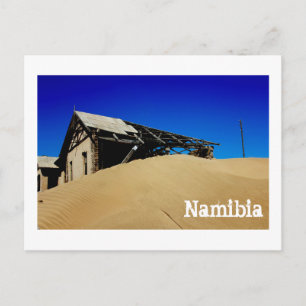 Namibia Kolmanskop House Dünenlandschaft Natur Postkarte