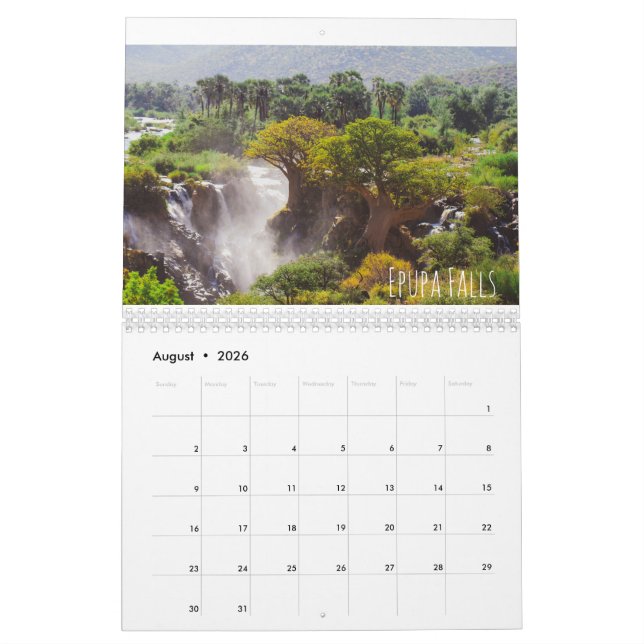 Namibia Kolmanskop Sossusvlei Fischfluss Canyon Kalender (Aug 2026)