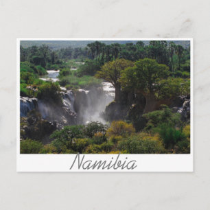 Namibia Kunene River Epupa Falls Landschaft Natur Postkarte
