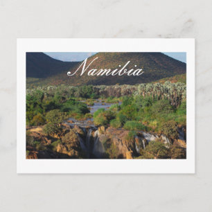 Namibia Kunene River Epupa Falls Landschaft Natur Postkarte