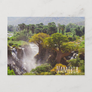 Namibia Kunene River Epupa Falls Landschaft Natur Postkarte